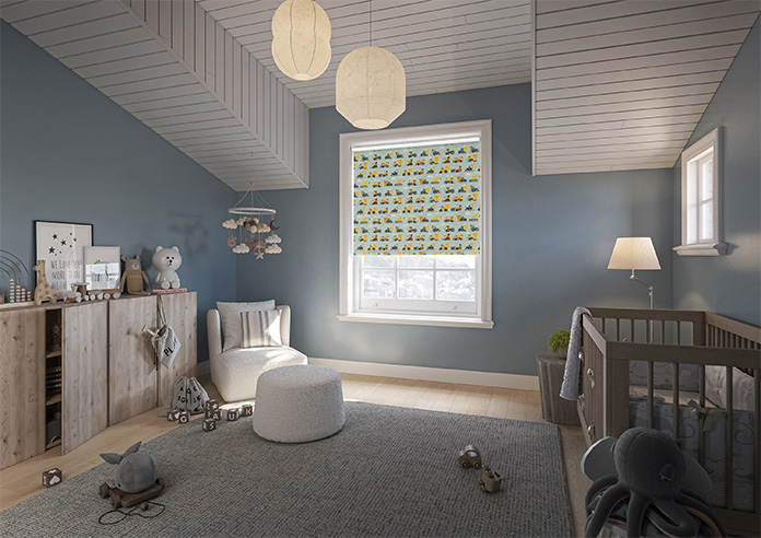 Construction Crew, Cement Grey - Twist&Fit Roller Blind - Image 7